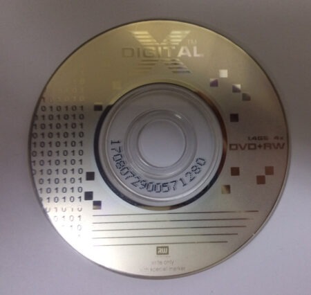 Диск DVD+RW mini  X-DIGITAL 80mm 1.4Gb 30 min 4x bulk 10