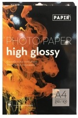 PAPIR  A4 Глянцевий фотопапір 210 г/м² 100 аркушів