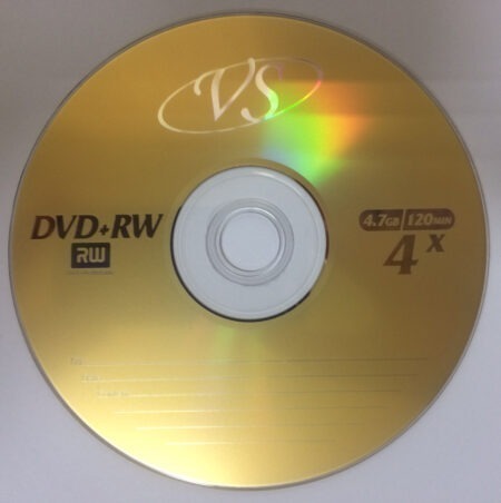 Диск DVD+RW VS 4.7GB 120MIN 4x bulk 10