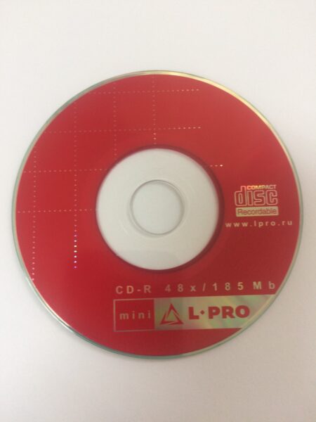 Диск CD-R mini L-PRO 80mm 185Mb 48x bulk 40