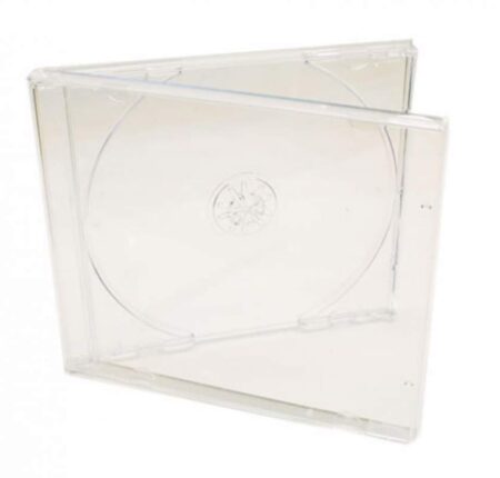 Коробка для CD дисків jewel box прозора ALERUS-100шт.