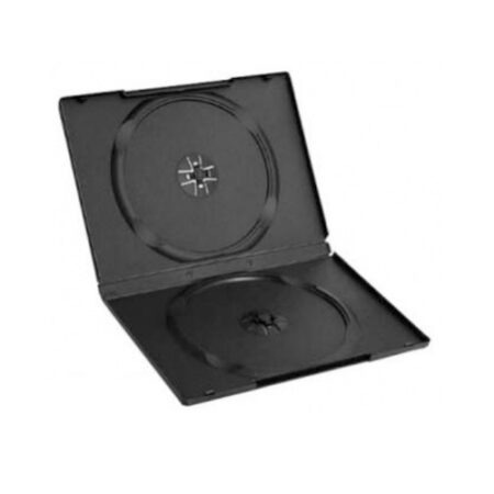 DVD Box 9 mm Black double Glossy