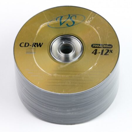 Диск CD-RW VS 700MB 80min 4-12x bulk 50