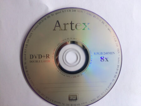 Диск DVD+R Artex 4.7GB 120MIN 16x bulk 25